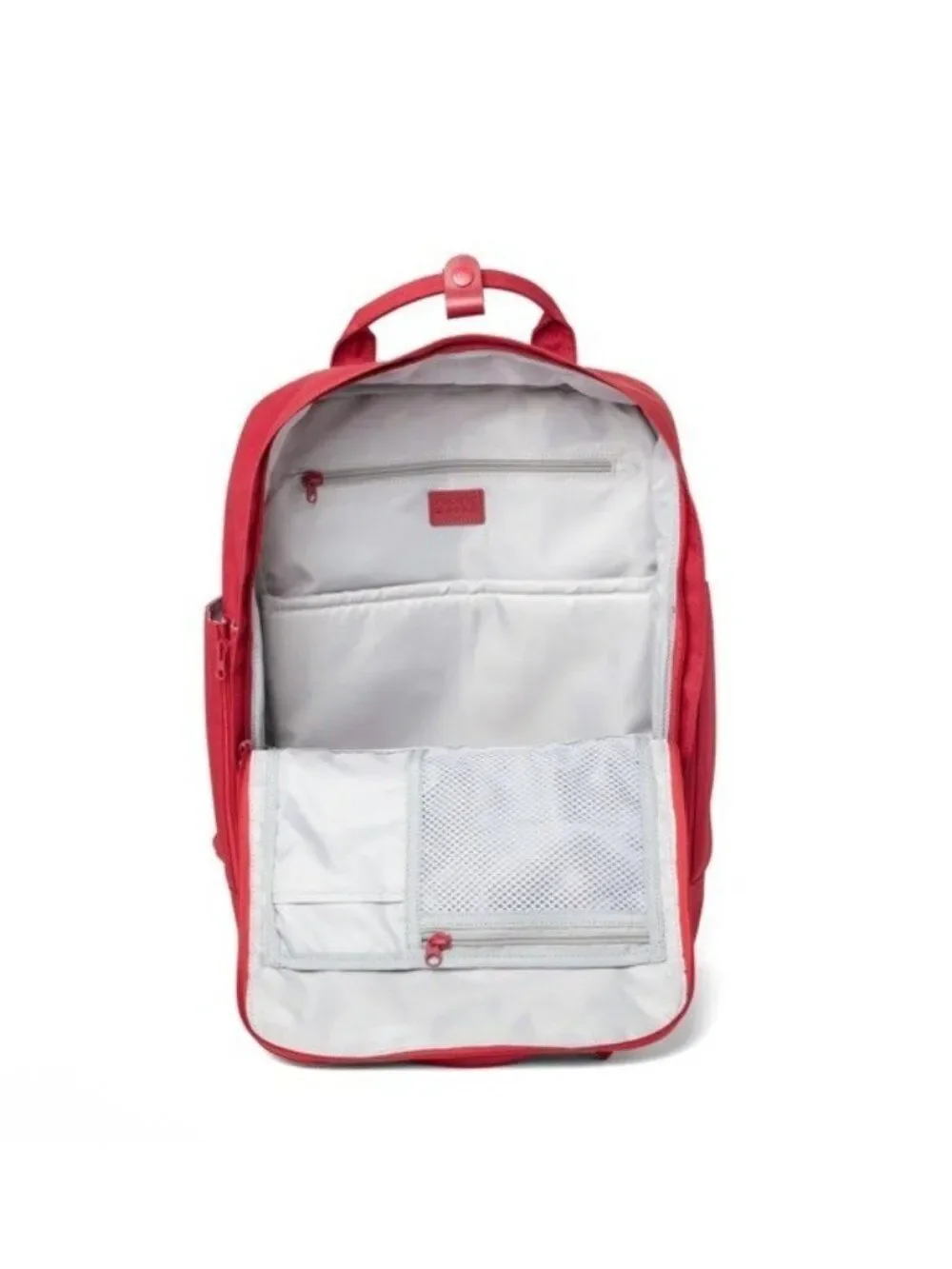 Pacific Mason Medium Crimson Pink Travel Hiking Canvas Backpack Outdoors Pad NWT